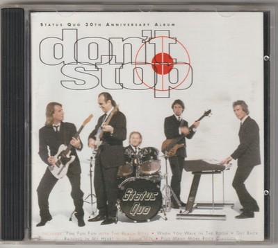 Status Quo - Don't Stop (15-Tracks-CD 1996 mit Brian May + Beach Boys) Coverrock
