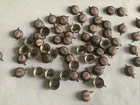 COCA-COLA Vintage MINIATURE Enamel Bottle Caps Never Used on 2.5" Mini Bottle