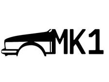 Aufkleber "Golf Mk 1", 15cm