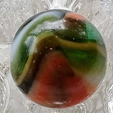5/8" Peltier NLR Tooties Roll Marble In Wet Mint Condition.