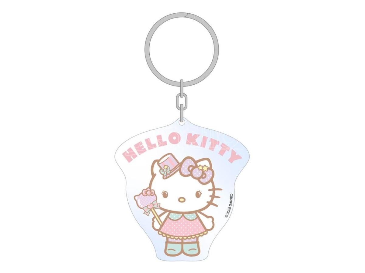 Sanrio Acrylic Portachiavi Hello Kitty Kawaii 6 Cm Sakami Merchandise