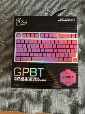 Glorious GPBT Keycaps PBT ISO DE-Layout Nebula