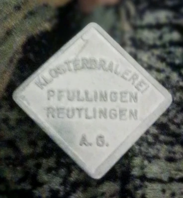 Klosterbrauerei Brasserie Monastère PFLULLINGEN REUTLINGEN RFA à Consommer 1960 - Photo 1/2