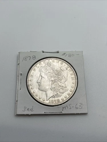 1878 7 Tail Feathers 3rd Rev Morgan Silver Dollar Very Fine