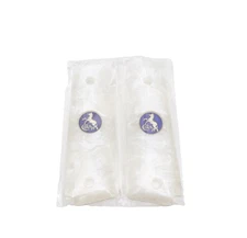 1911 Grips - Ajax - White Pearl w/Blue Colt Coin Grips