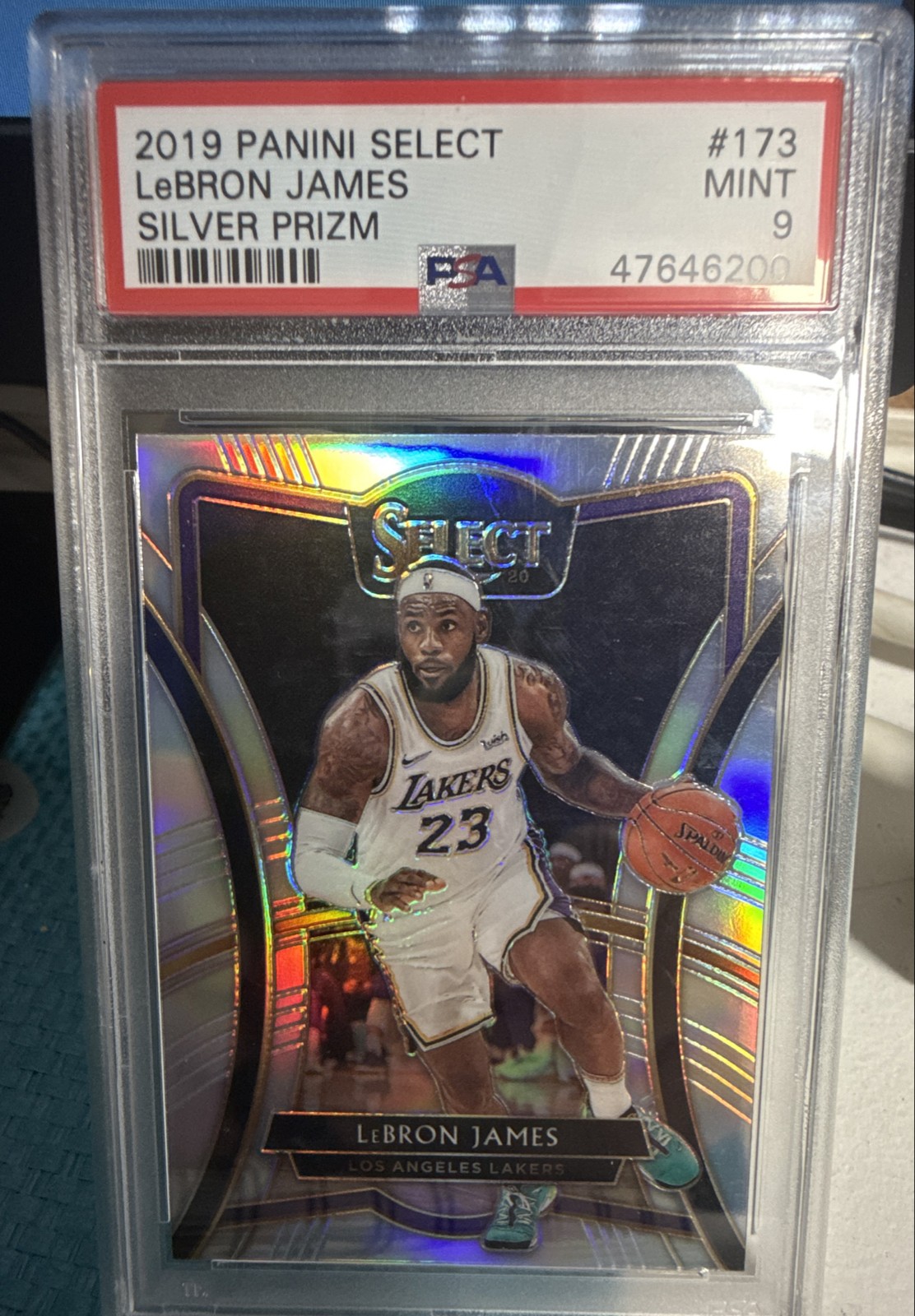 2019-20 Panini Select - Premier Level LeBron James #173 Silver Prizm