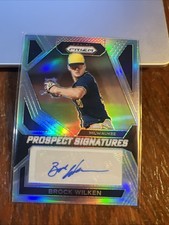 Brock Wilken 2024 Panini Prizm Prospects Signatures Silver Prizm Auto #PS-BW