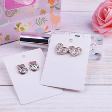 120 Pack Earring Display Card with 120 Pcs Self-Seal Bags, Necklace Display C...