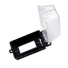 Single Gang Outdoor Weatherproof Cover For Electrical Outlets With Lock Hasp