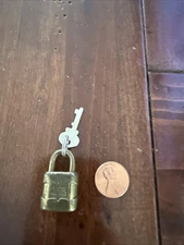 Miniature Lock and Key
