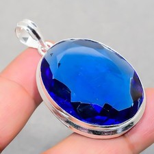 Facettierter Tansanit Quarz ovale Form Edelstein einzigartiges Design Schmuck...