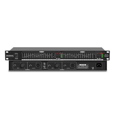Graphic Equalizer 15-Band Stereo EQ for Home Audio, Dual Channel Professional DJ
