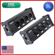 LyxPro 4-Channel XLR To Cat6 Ethercon Breakout Pair, Male  Female 4E6LCS1MC3