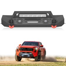 Steel Front Bumper For 2024 2025 Toyota Tacoma Pickup Wwinch Platesensor Holes