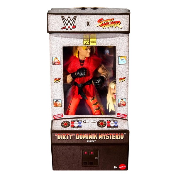 "Wwe Elite Collection X Street Fighter Figur \"Dirty\" Dominik Mysterio Als Ken Neu"-image