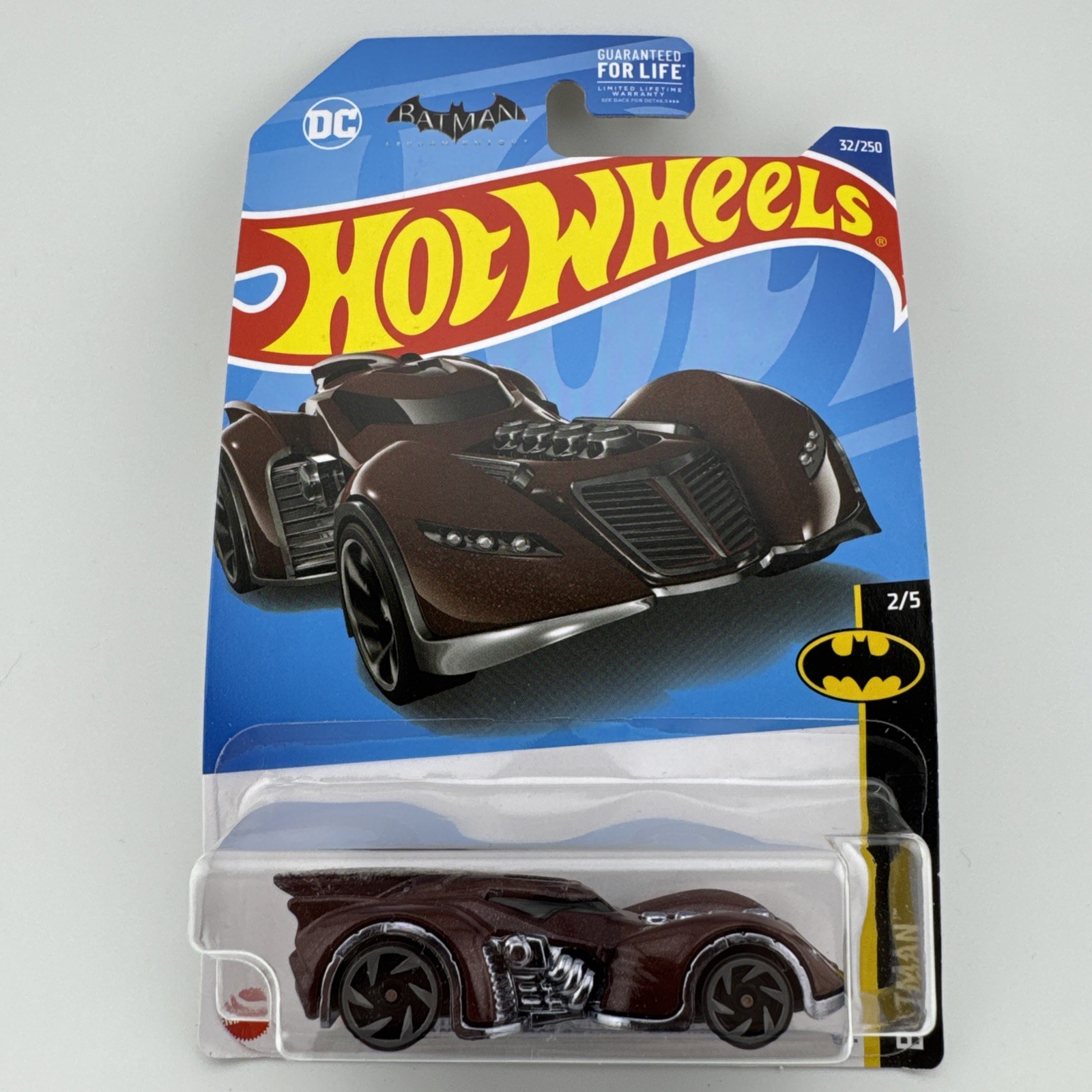 Hot Wheels 2022 Brown Batman: Arkham Asylum Batmobile #32 Hot Wheels Batman 2/5