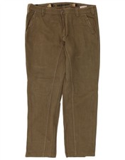 Pantalón chino recto Americanino para hombre IT 54 2XL W38 L29 algodón caqui DL18