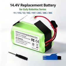 14.4V Replacement Battery for Eufy RoboVac 11/11S 12 15C 15T 25C 30C 35C