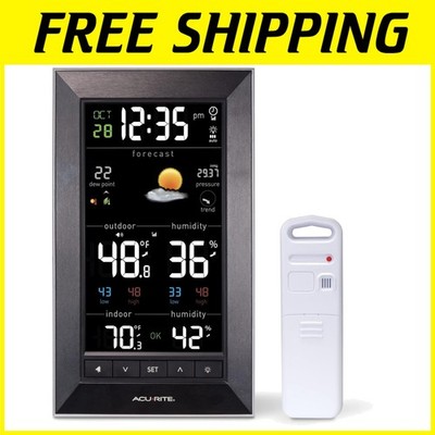 Vertical Weather Forecaster with Indoor/Outdoor Temp^-