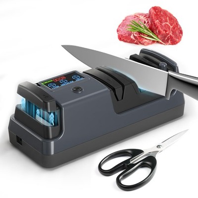 5-in-1 Sharpener for Kitchen , with 100% Diamond Abrasives, 3 Adjustable Spee...