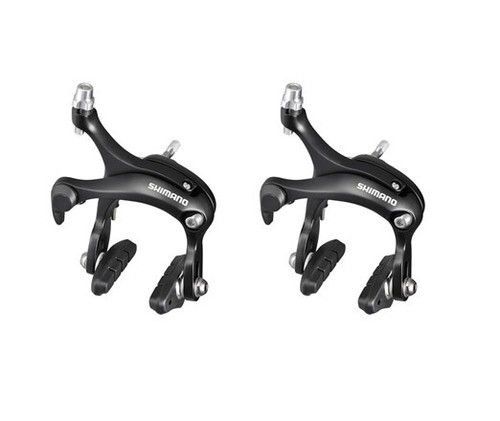 Shimano R451 Dual Pivot Road Bike Brake Calipers - 57mm - Black