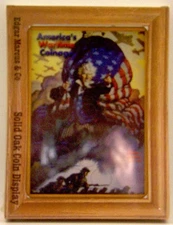 America's Wartime Coinage, Solid Oak Frames 5x7