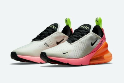 Women's Nike Air Max 270 Summit White Pink Orange DJ5997-100 s 5