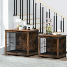 Furniture Style Pet Dog Crate Kennel Cage End Table Pet f Small Middle Large Dog