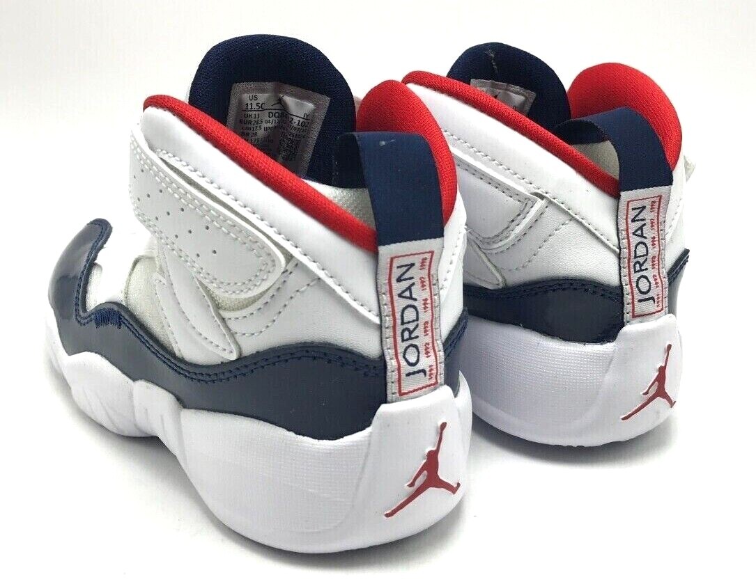 NEW* Kids NIKE AIR JORDAN JUMPMAN TWO TREY (PS) White/Navy/Red