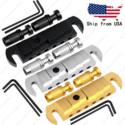 Electric Guitar Adjustable GTP Wraparound Bridge Tailpiece For Les Paul SG