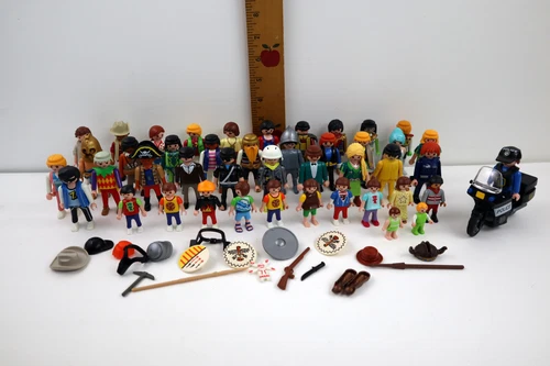 Vintage Playmobil Mixed Lot of over 40 Figures & 20+ Accessories