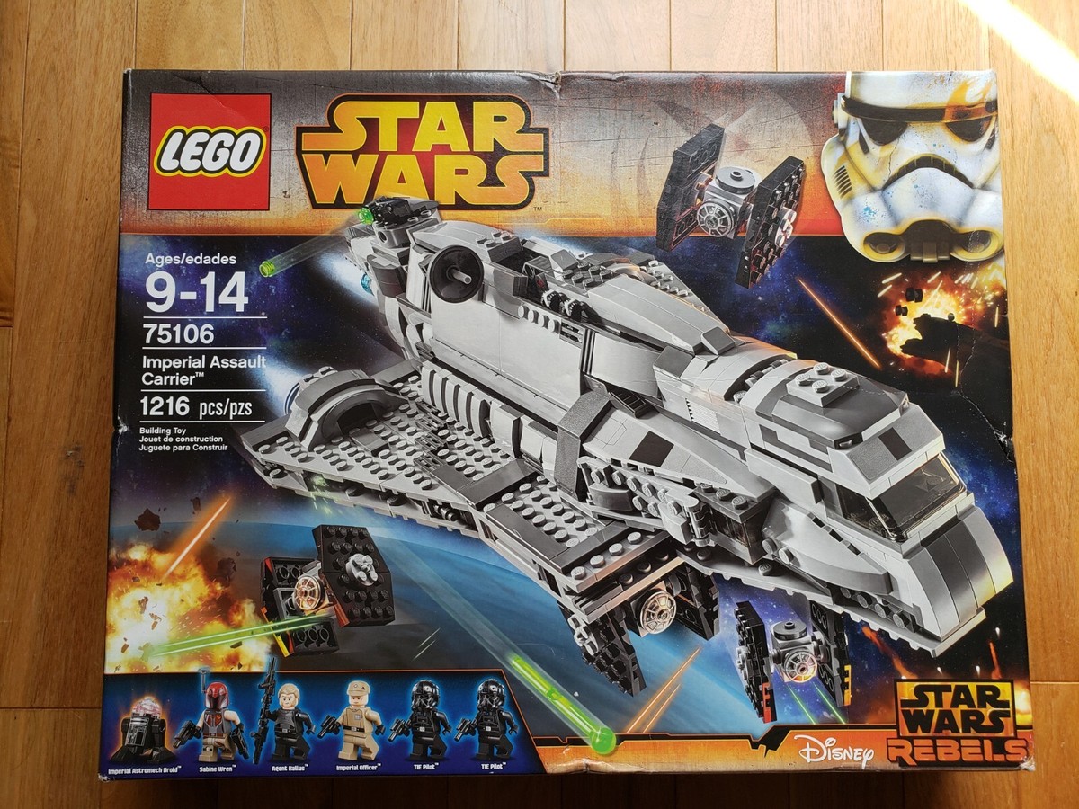 Lego set #75106 - Imperial Assault Carrier Brand New and Sealed | eBay