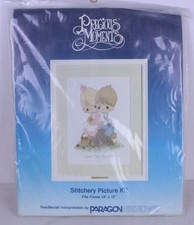 Vtg 1984 Precious Moments Love One Another Paragon Needlepoint Kit 1078 Sealed