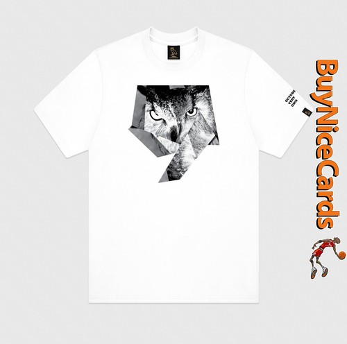 Drake's October's Very Own Owl Gaze weißes T-Shirt Größe Large - brandneu & verkauft