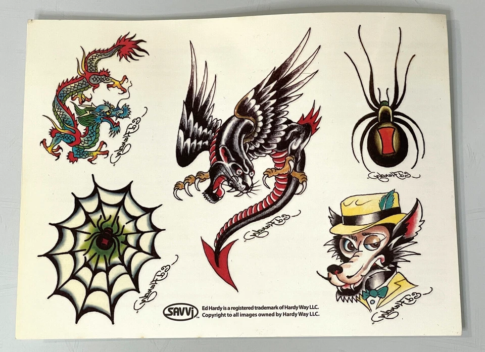 Tatuajes temporales Ed Hardy Foto 2 de 4