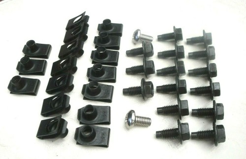 61 62 63 64 FORD TRUCK F100 F250 GRILL BOLTS CLIPS MOUNTING HARDWARE ...