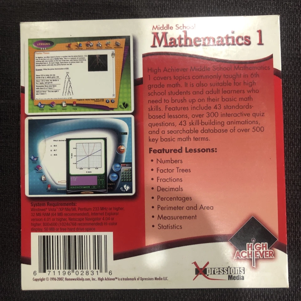 Pc Treasures High Achiever Mathematics 1 - Image 3 of 4