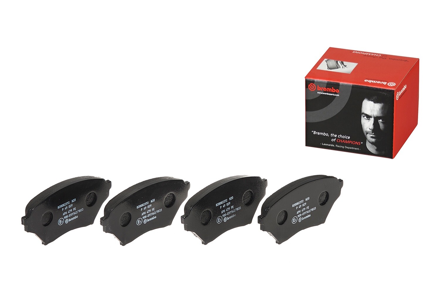 Brembo P49029 Front Brake Pad Set For Mazda Mx5 NB II 1.6 1.8 16v