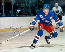 NEW YORK RANGERS RON GRESCHNER SIGNED 16x20 PHOTO w/ Beckett