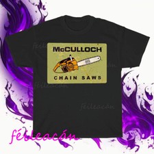 Brand New McCulloch chainsaw logo American T-Shirt Funny Size S to 5XL