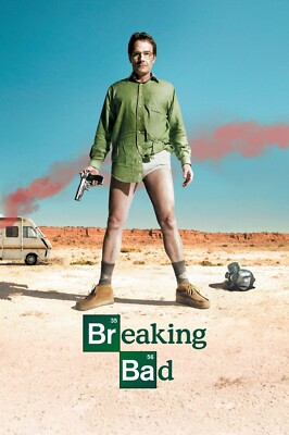 2008 Breaking Bad Movie Poster 11X17 Walter White Jesse Hank Skyler  