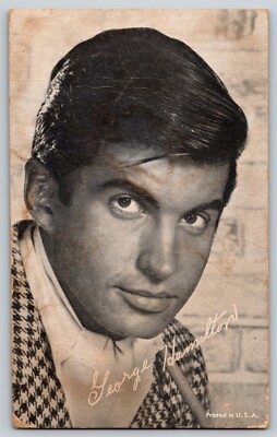 Postcard George Hamilton - Actor