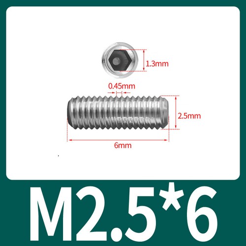 Stahl Innensechskan Gewindestift mit Konkavkopf Metrisch M2.5 M3 M4 M5 M6 M8 M10 - Picture 11 of 72