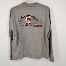 Vintage 1996 Tazmanian Devil Long Sleeve Shirt Taz Looney Tunes Warner Bros.