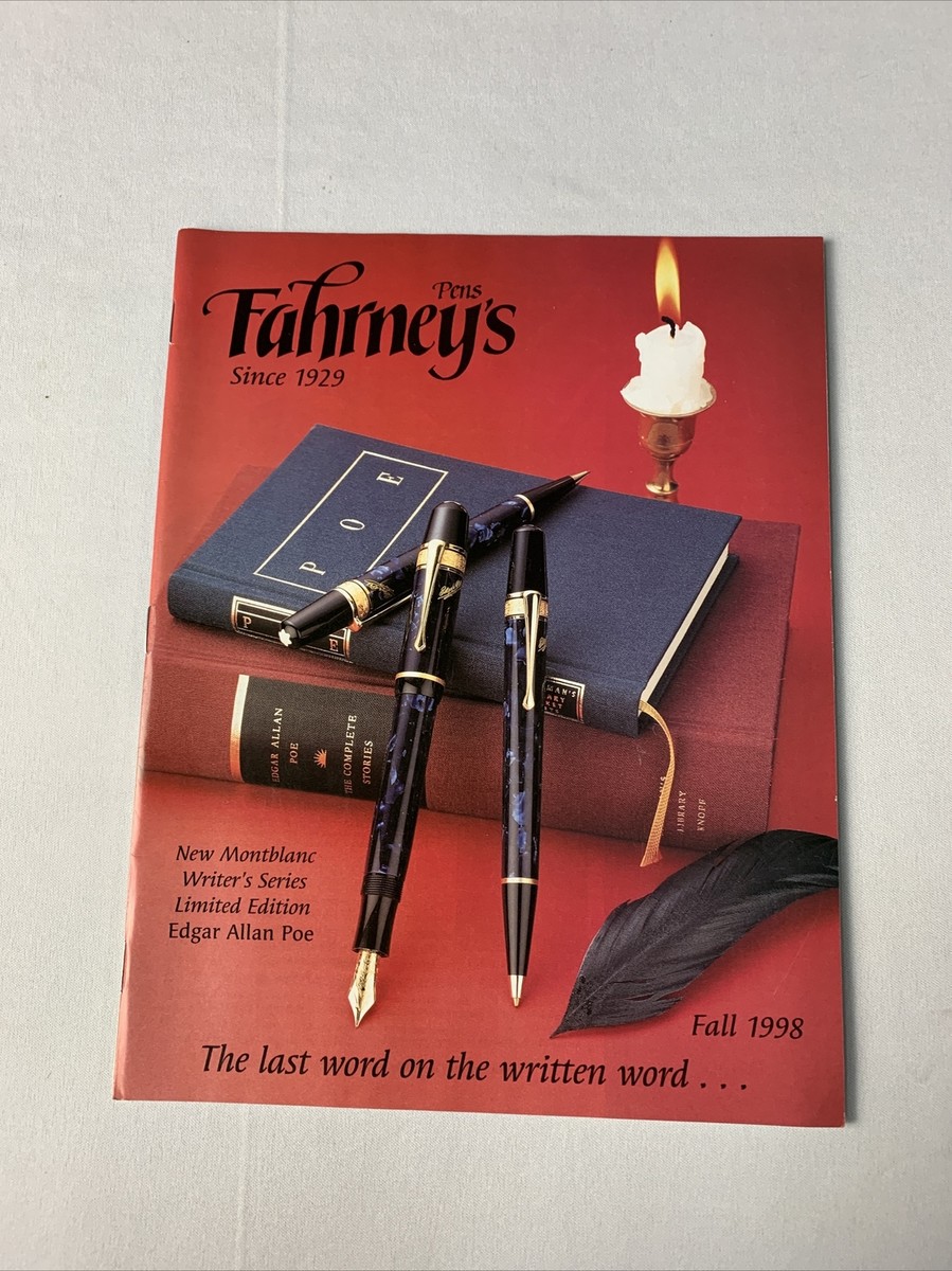 THE PEN CATALOGUE 2012年〜2020年 VTG Fahrneys Pens Fall 1998 Catalog - Vintage PEN Store