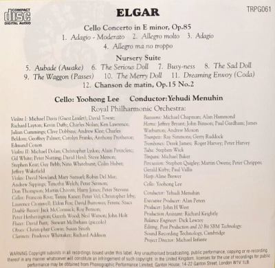 エルガー／The Royal Philharmonic Collection