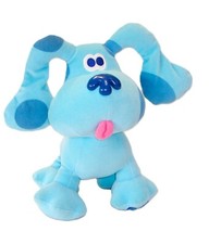 Vintage 10" Tall "BLUE" FROM BLUES CLUES PLUSH PUPPY DOG, Eden Viacom