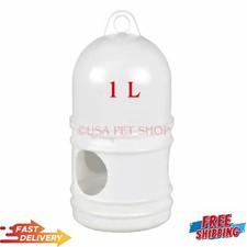 1L Pigeon Water Dispenser Drinker Bird Water Feeder with Hanging Handle