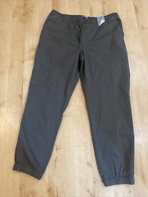 Tu Man Men s Cotton Rich With Stretch Trousers Khaki Size W38  Cuffed Leg