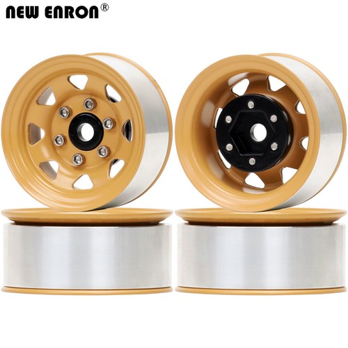 4Pcs 1.55" Beadlock Wheel rim for RC 1/10 Crawler CC01 LC70 MST JIMNY 90069 D90 - Picture 80 of 109